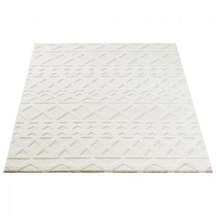 Tapis salon et chambre tissé motif simple TEMO