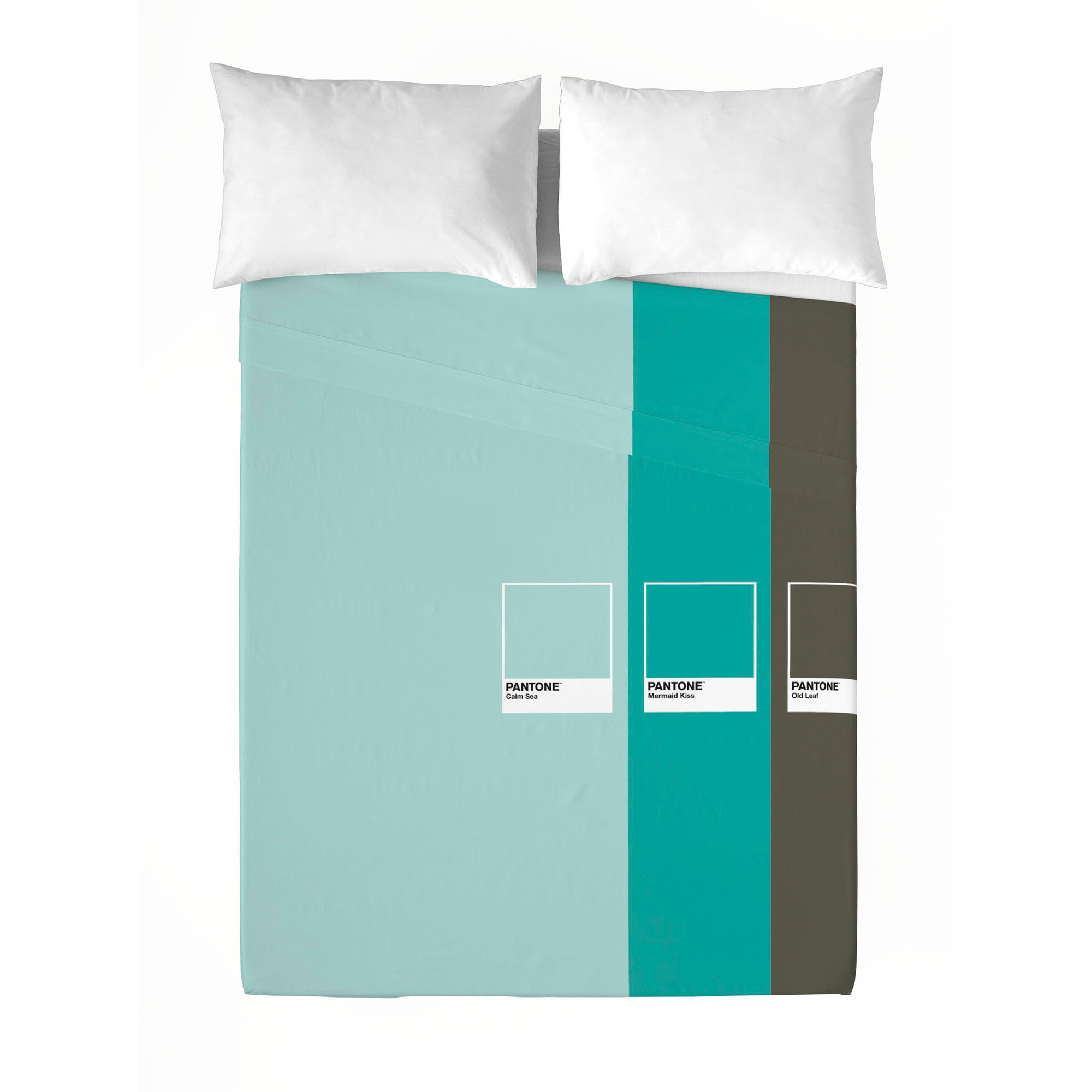 Pantone - Juego de Sábanas Estampadas - Incluye 1 o 2 Fundas de Almohada - 100% Algodón - Wide Stripes