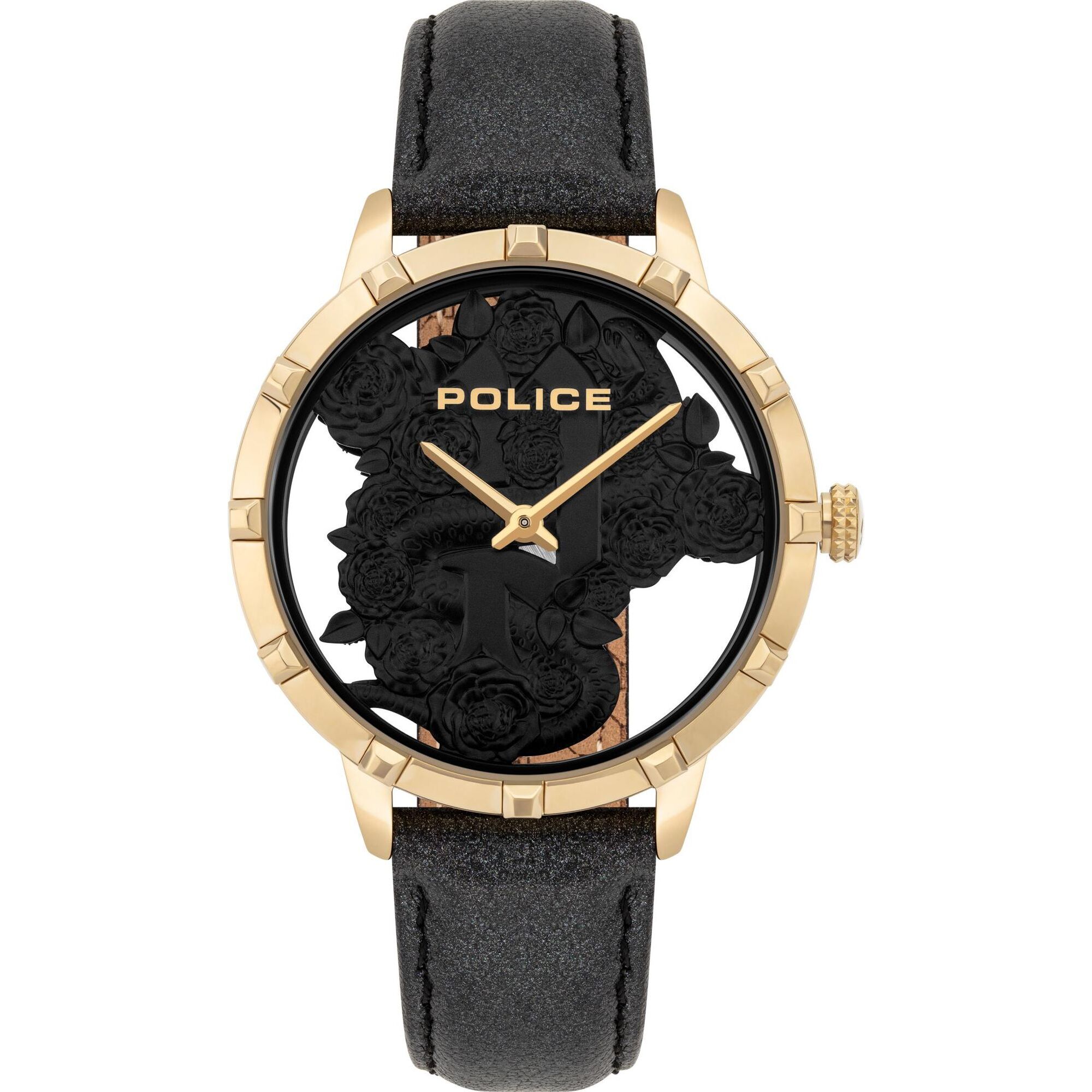 Reloj Police PL16041MSG.02 Mujer Analogico Cuarzo con Correa de Cuero