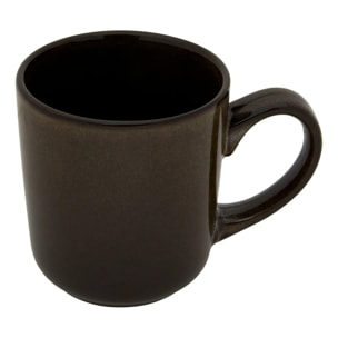 Mug Terre inconnue marron tonka L13,5xp9,2xH10cm