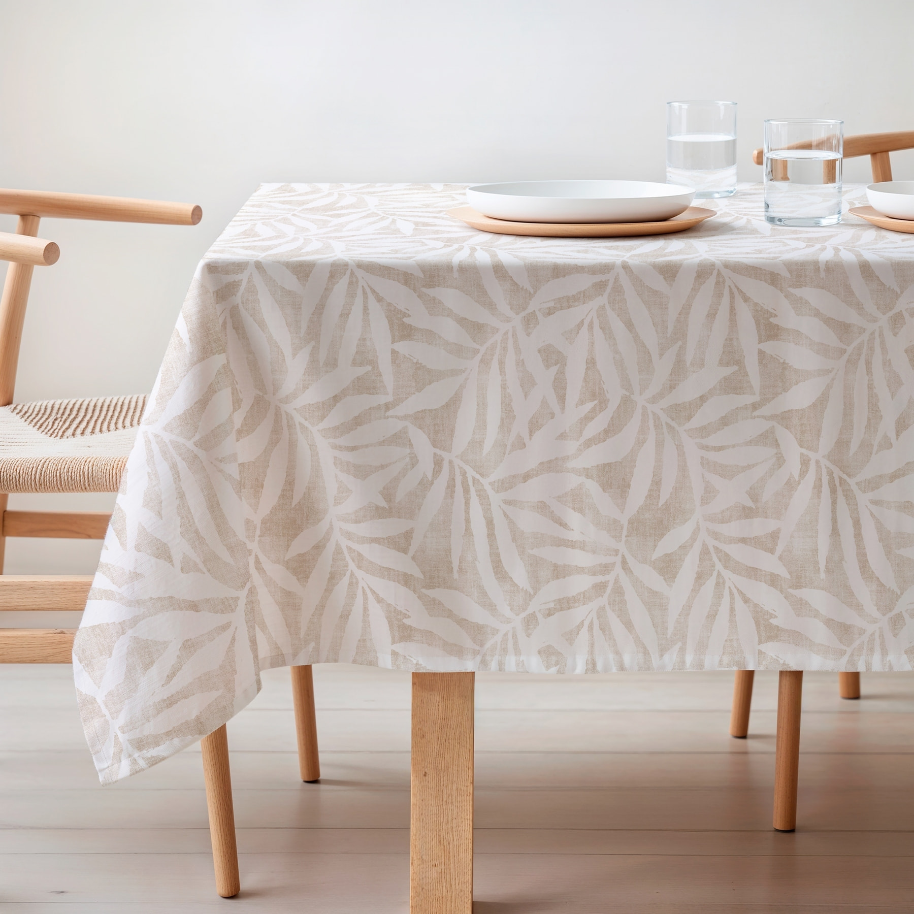 Nappe imprimée anti-tâches MABEL NATUREL