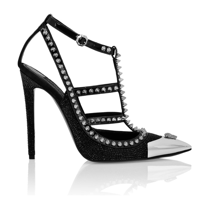 PHILIPP PLEIN Sandalias Tacones Altos SKULL