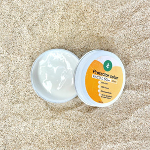 PLANETA HUERTO | Protector Solar Facial 100% Mineral SPF 50 50 ml | Alta Protección UVA/UVB | Fórmula Ligera y No Pegajosa