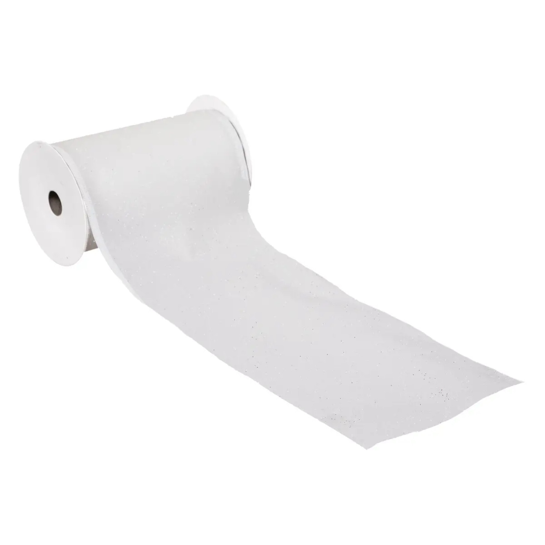 Guirlande de Noël Ruban blanc 12cmx5m