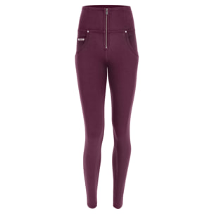 Pantaloni push up WR.UP® vita alta superskinny tessuto navetta