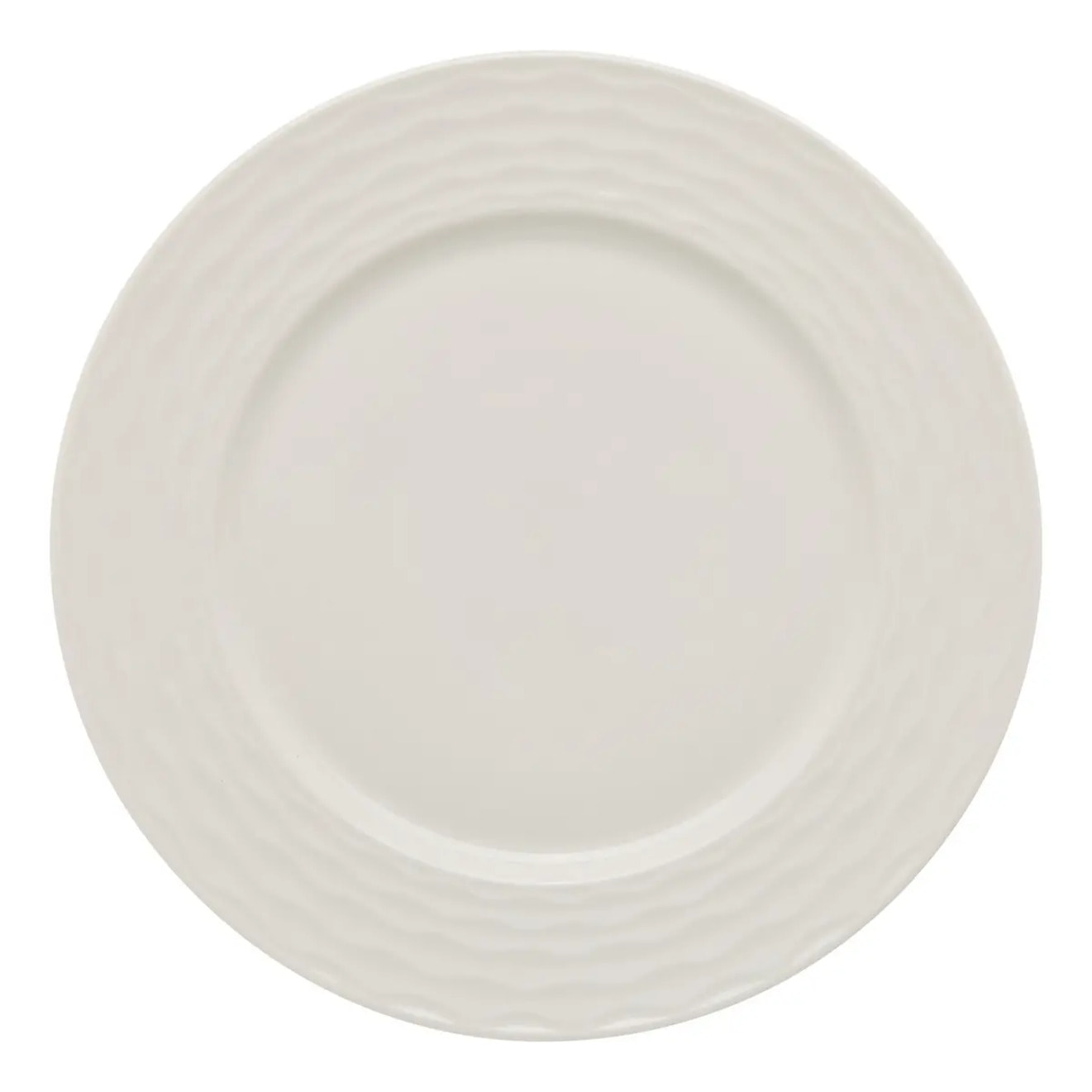 Service de table Paloma 12 pièce(s) blanc D27,2xH2,2cm