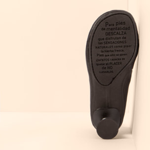 Sandalias con tacón N695 SOFT NAPPA BLACK/ ALMA color Black