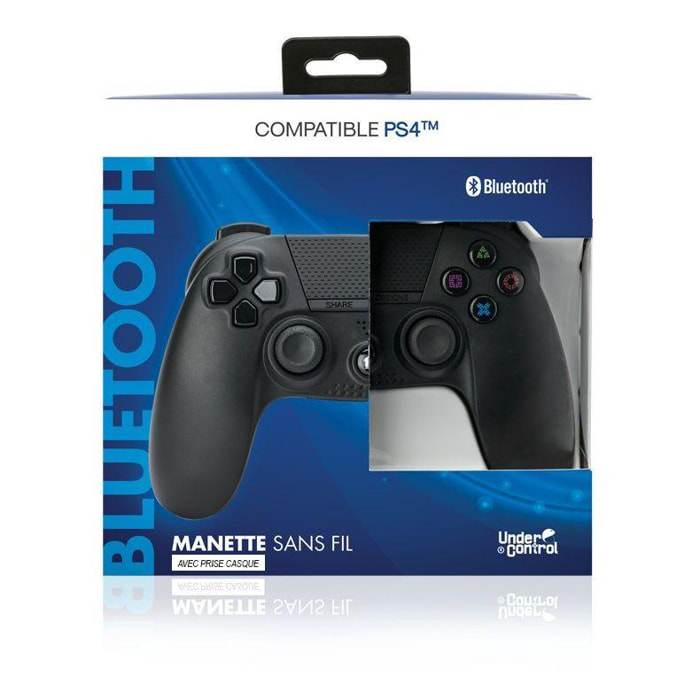 Manette UNDER CONTROL Manette PS4 sans fil Noire V2