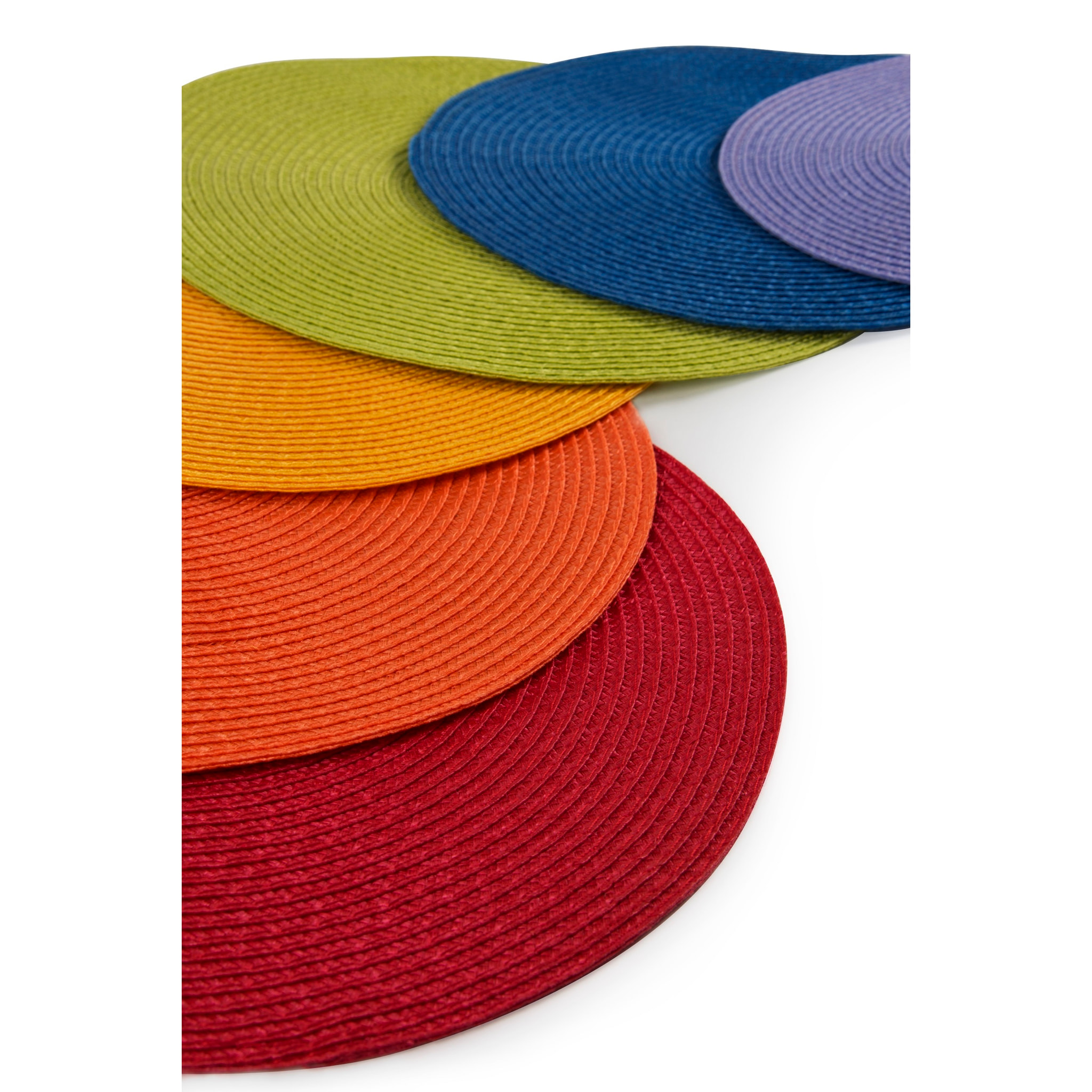 Set de 6 sets de table ronds Excelsa – Round, Polypropylène Multicolore