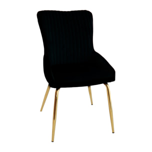 Set Da 4, Sgabelli New Lena Tessuto Fango/Gambe Nere