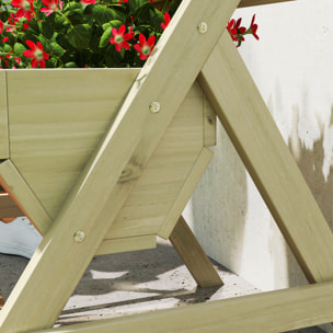 Jardinière bois autoclave en escalier 3 niveaux