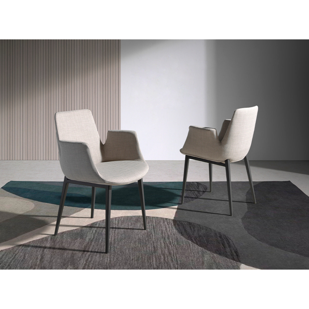 Silla Angel Cerda de tela 59x58x82cm