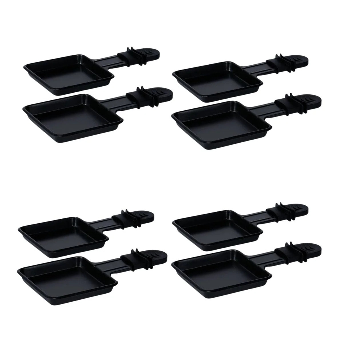 Ensemble de 8 poêlons à raclette Rotel Swiss Tradition