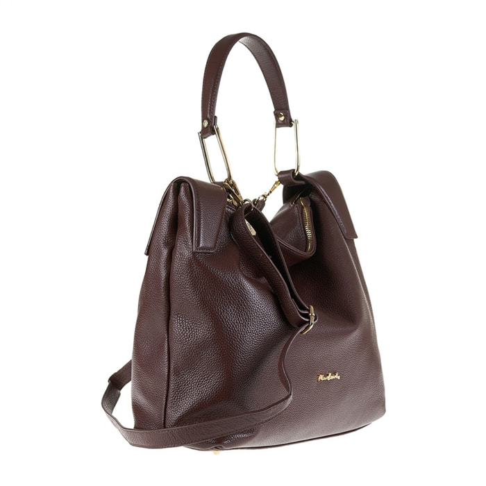Borsa a spalla da donna Made in Italy - Modello Lyra Elite - 100% pelle - 33.0 x 30.0 x 12.0 cm