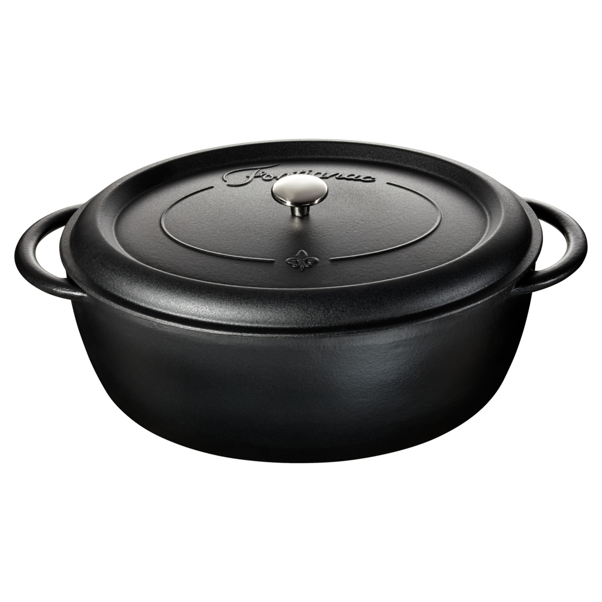 Cocotte en fonte Noir 40 cm