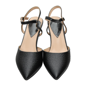 Decolletè con cinturino regolabile - tacco 8,5 cm