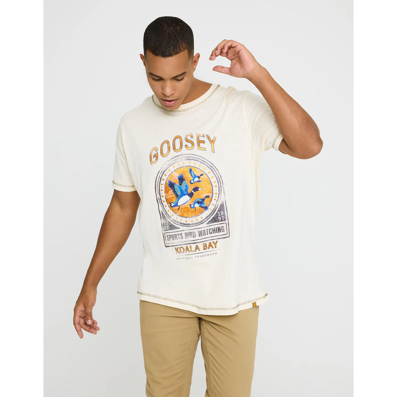 Camiseta Manga Corta Estampado - Goose
