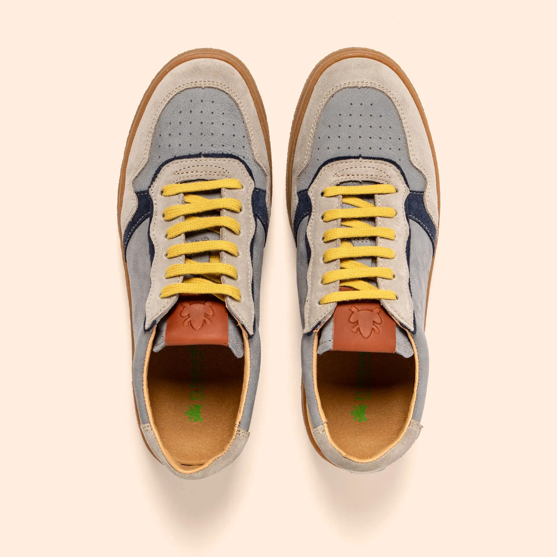 Zapatillas N5844 MULTI LEATHER DENIM-HONEY/ GEO color Denim-honey