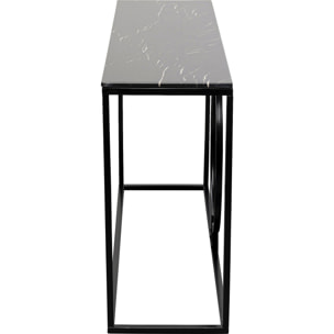 Console Miami Loft 120x35cm noire Kare Design