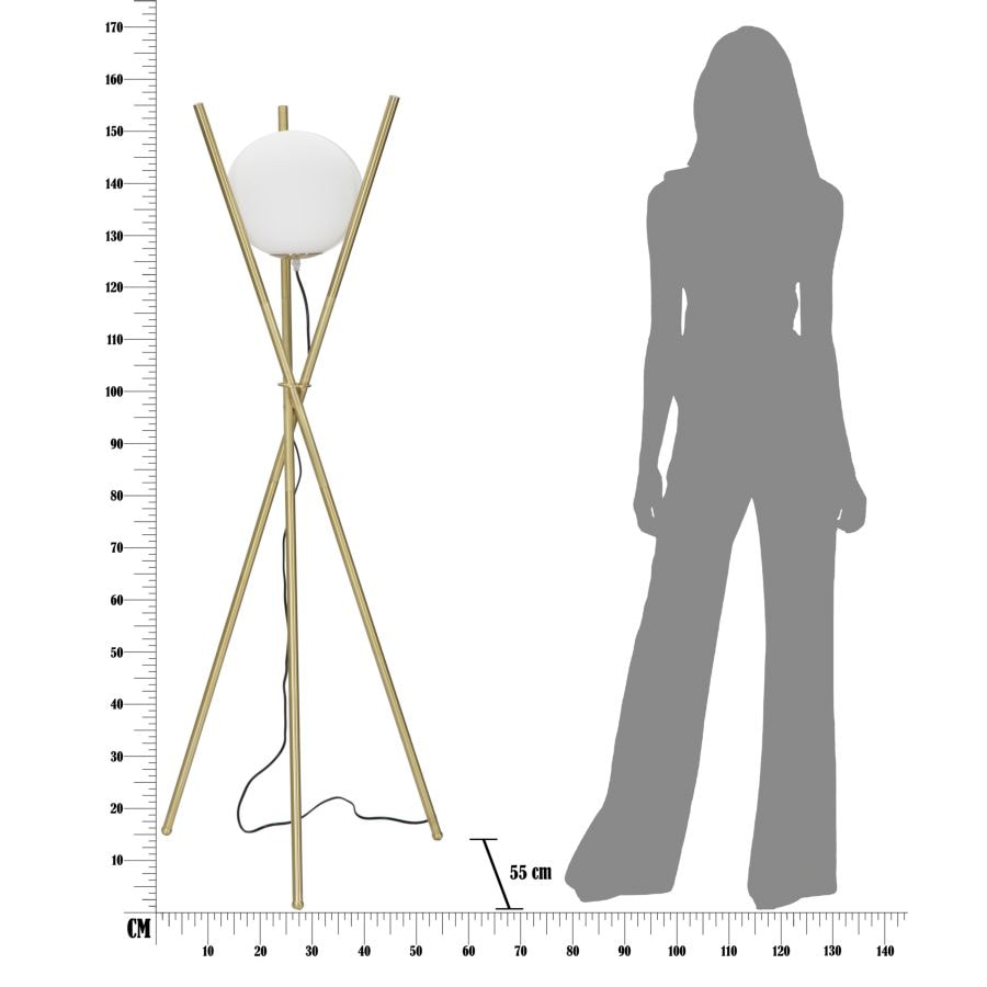 LAMPADA DA TERRA GLAMY X CM Ø 55x155