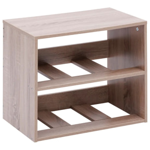 Commode Dress up 2 tiroirs beige