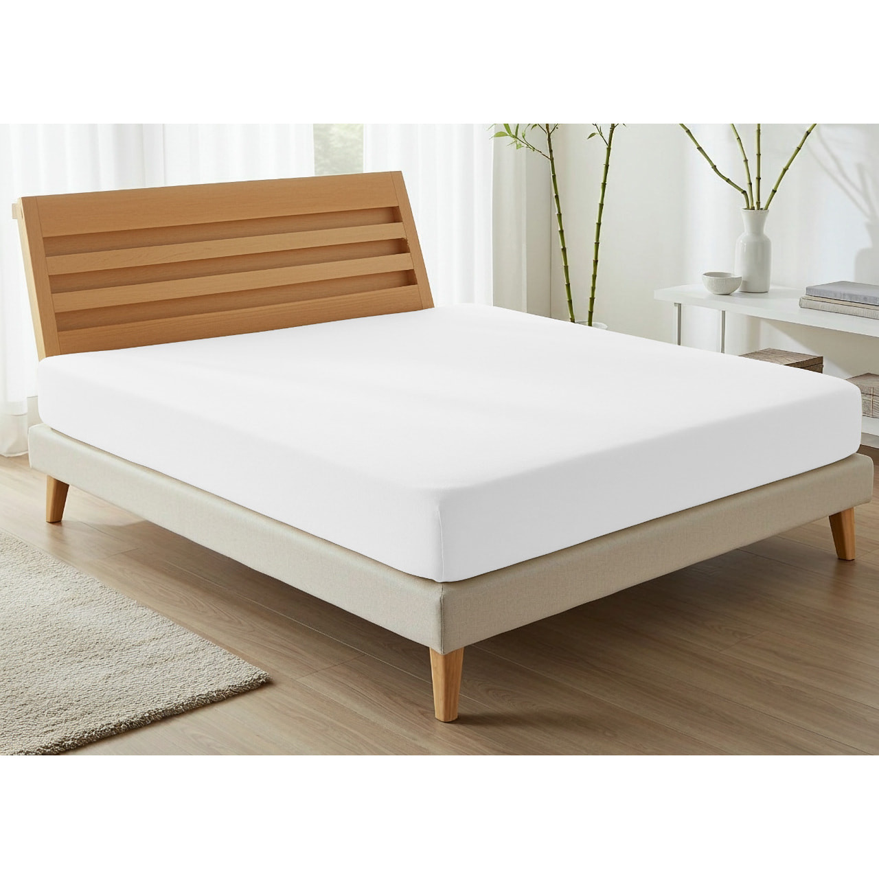 Lenzuolo Sotto Con Angoli No Stiro Tinta Unita Francesca Bianco