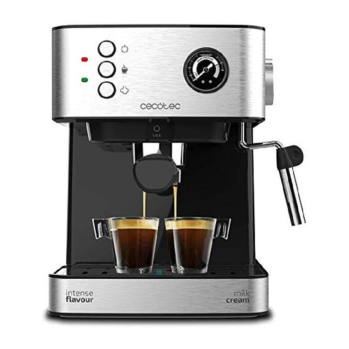 Cafetera Express Power Espresso 20 Professionale. 850 W, 20 Bares, Manómetro, De