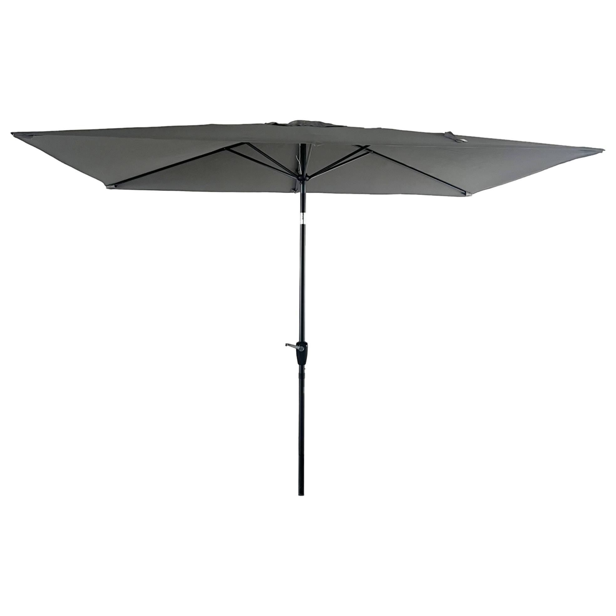 Parasol droit HAPUNA rectangulaire - Gris