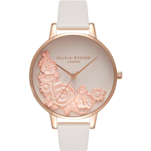 Reloj Olivia Burton OB16FS85 Mujer Analogico Cuarzo con Correa de Piel sintetica