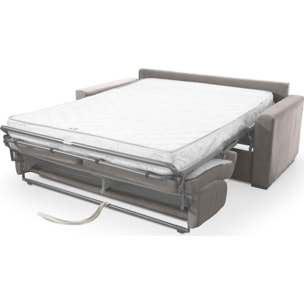 Canapé convertible express 3 places en velours - PALOMA