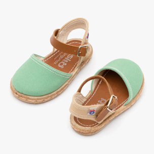 Espadrillas verdi per bambini