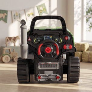 AIYAPLAY Juguete de Motor de Camión para Niños, Volante de Juguete con Vapor, Luces y Sonidos, Set de Reparación Mecánico Desmontable, Regalo Educativo para Niños y Niñas de 3-6 Años, Verde