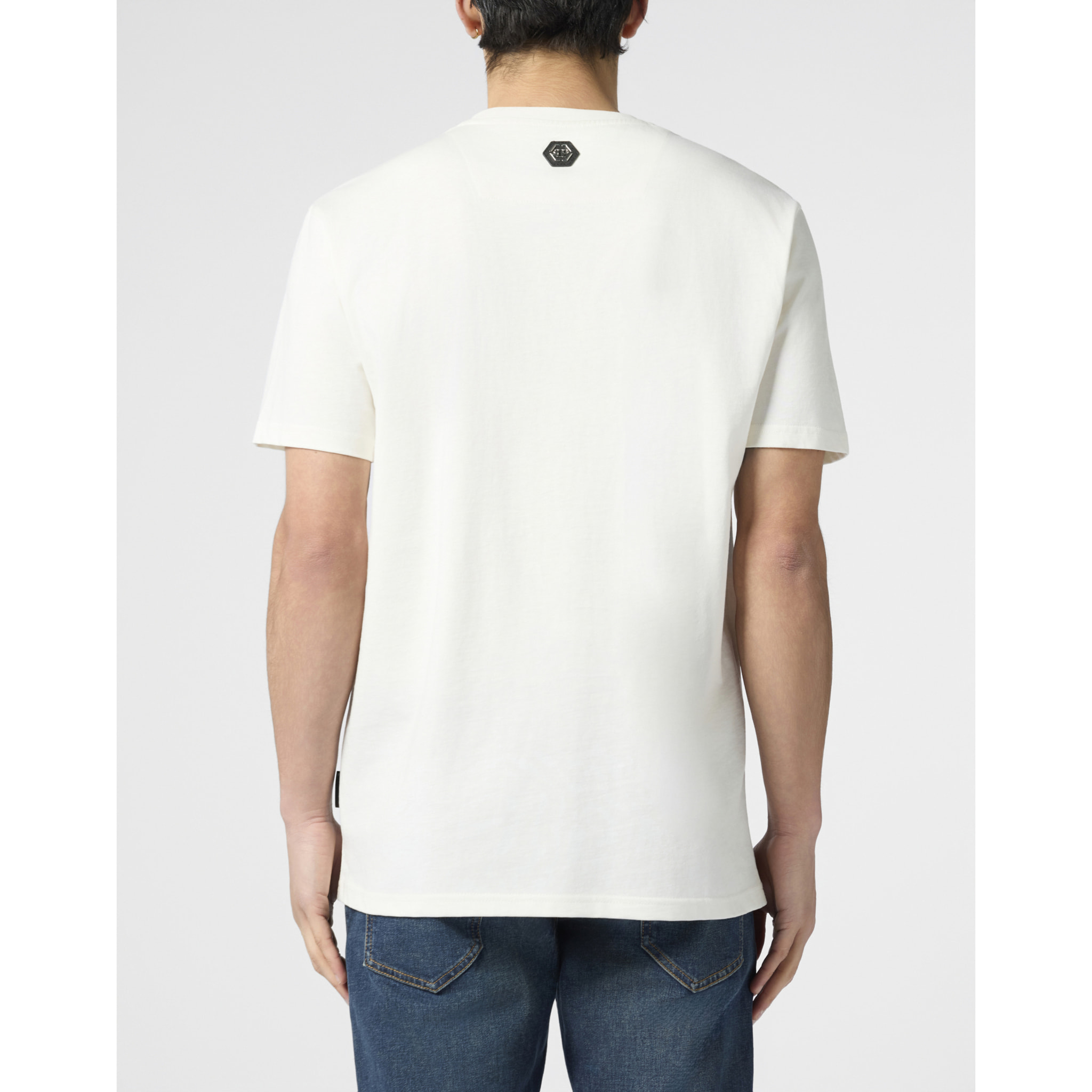 PHILIPP PLEIN Round Neck T-Shirt Gummy Plein Stones