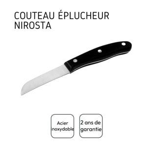 Set de 4 couteaux de cuisine 20 cm en inox Nirosta Fit