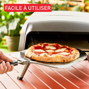 Four à pizza gaz TEFAL Pronto JM412010  pizza 30 cm préchauffage 15 min, jusqu'à 400°C