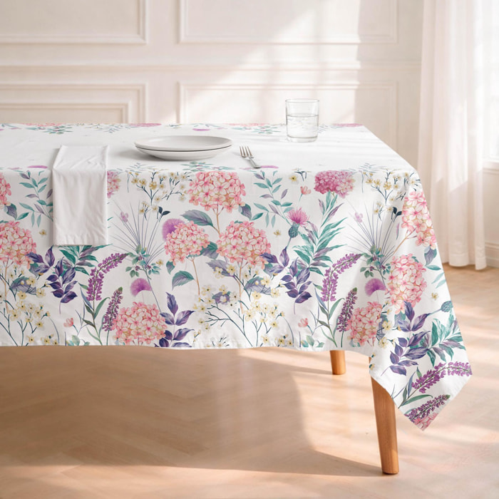 Mantel antimanchas FIORENZA MULTICOLOR - 100% algodón