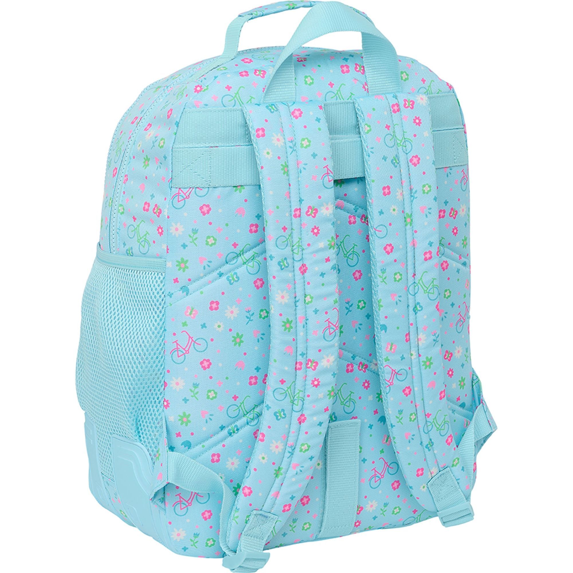 Mochila doble adapt.carro reciclado safta "bicicleta"