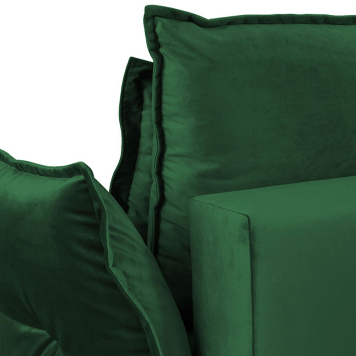 Canapé Velours droit Verduro - 4 Places