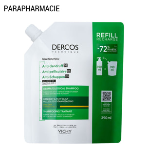 Dercos Technique - Shampooing Antipelliculaire Eco-recharge 390ml