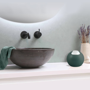 Poubelle à bascule BOWL MATT 1L Gris foncé mat Spirella