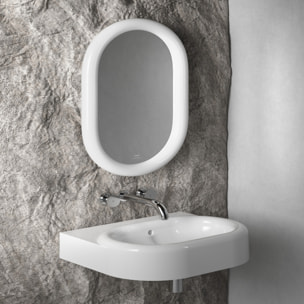 Lavabo VITRA Liquid 60 cm sans trou et avec trop-plein