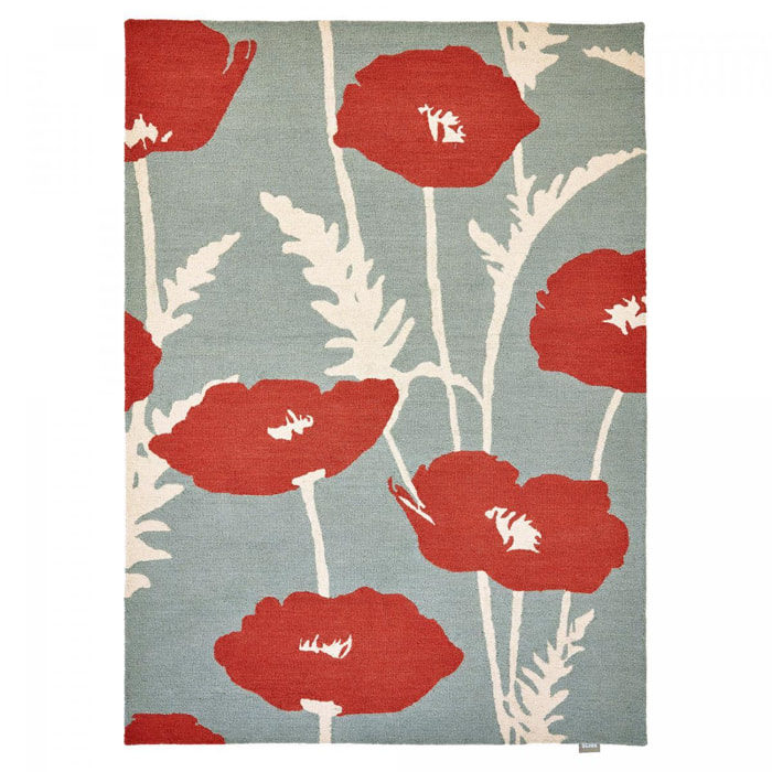 Tapis salon et chambre fait à la main en laine motif floral NUITORQ