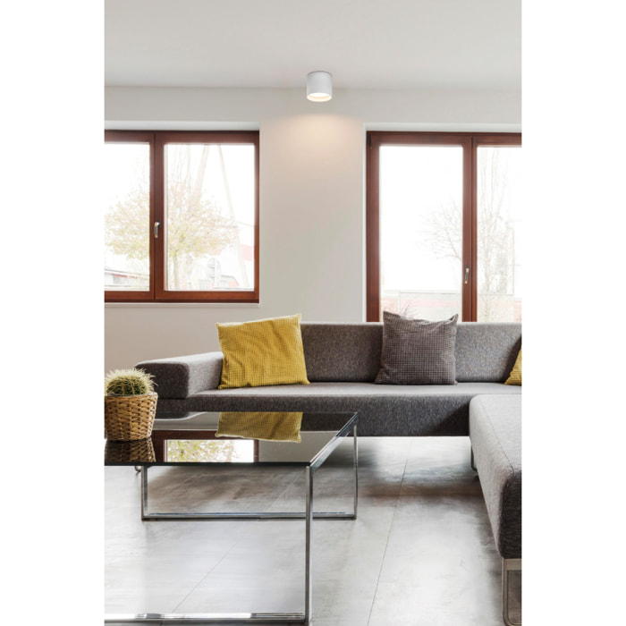 NATSU Plafonnier rond blanc