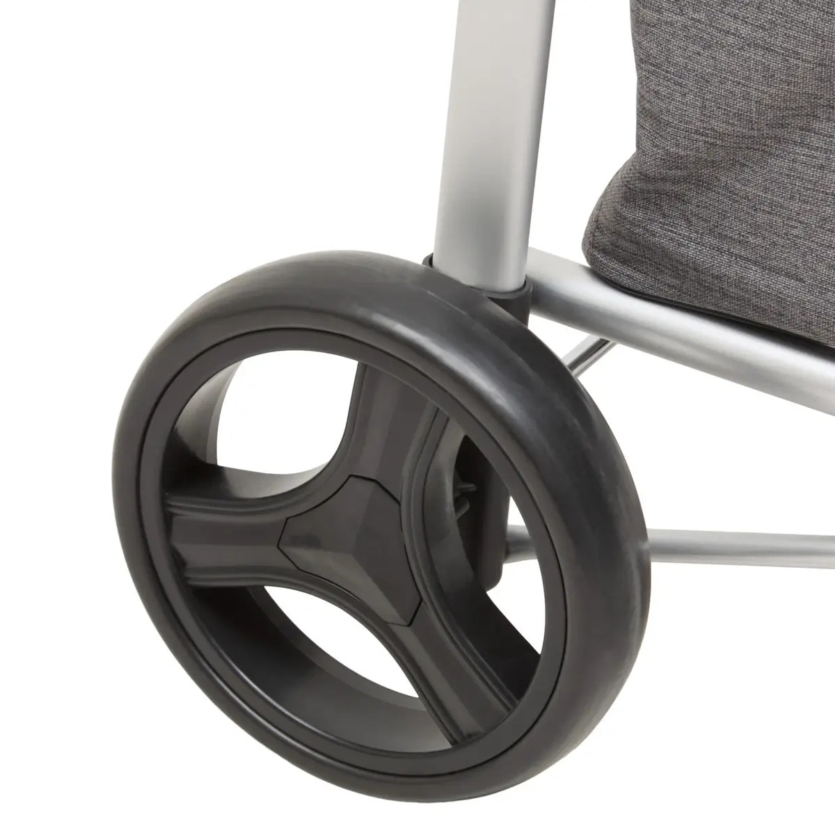 Chariot de courses isotherme gris