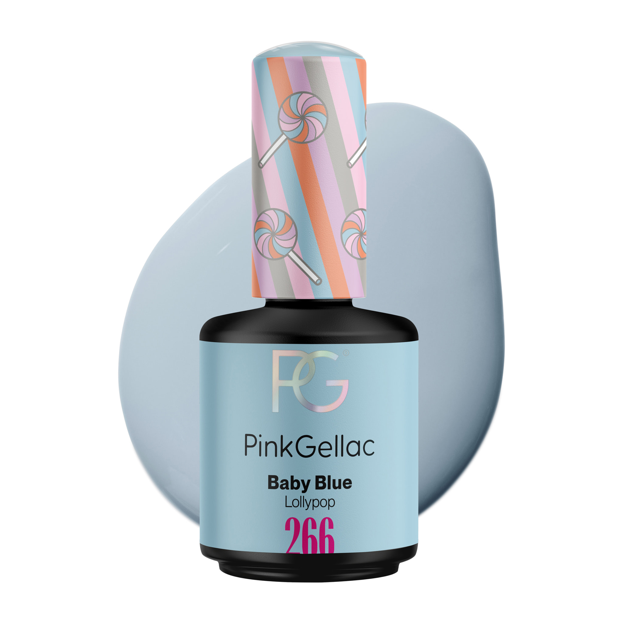Vernis semi-permanent - 266 Baby Blue - 15 ml