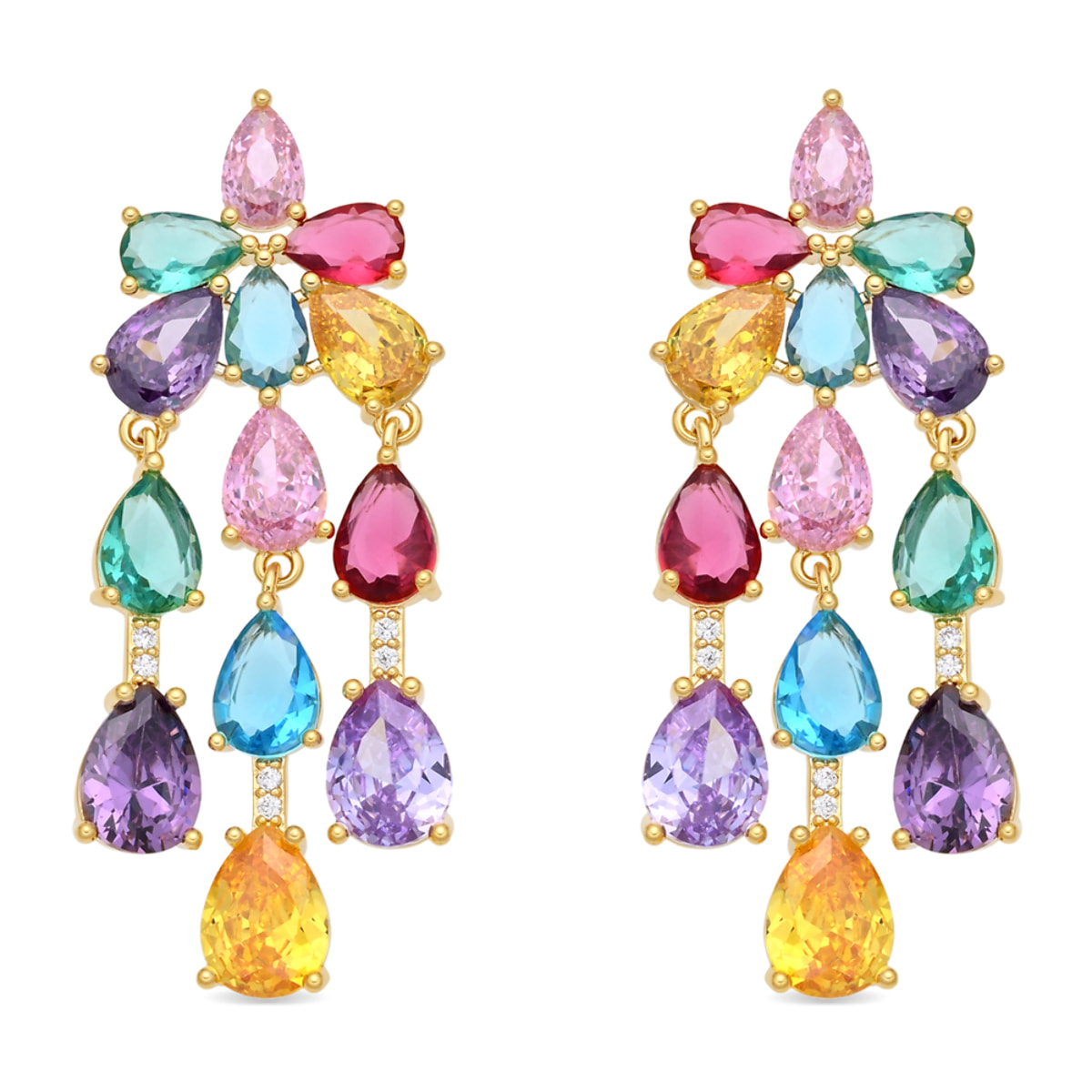 Pendientes Linro acabado oro amarillo 18k