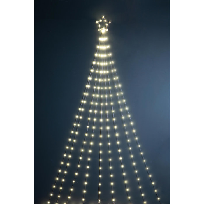 Led/ Albero 3,6 mt 8 Giochi esterno - Pezzi 1 - Colore Giallo - 360x3Hx3cm - Bianchi Dino