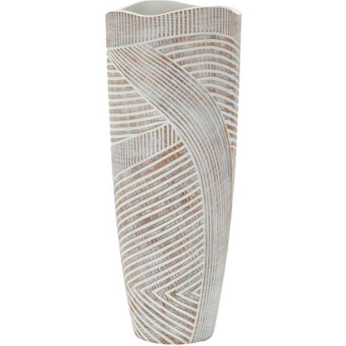 VASO RESINA WOODY CM Ø 18X45