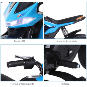 Moto Eléctrica Infantil Batería 6V Azul