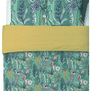 Parure Housse De Couette 3pcs 100% Coton 57fils Hupia